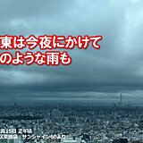 関東は今日15日夜遅くにかけて急な激しい雨　滝のような雨も　道路冠水など注意