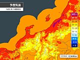 北陸3県に熱中症警戒アラート　フェーン現象で体温超えの暑さ
