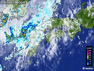 18日夜も九州で滝のような雨　長崎県では線状降水帯発生の恐れ　北海道も大雨に注意