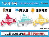 暑さの終わりが見えない北海道　向こう1か月も高温続く恐れ