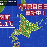函館は7月の真夏日日数を更新中!　道内この先一週間の天気と気温変化は