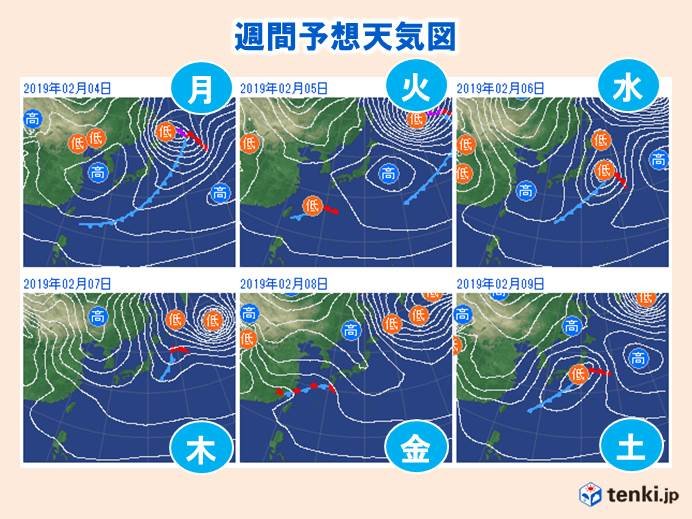 暖かさ続かず、気温乱高下