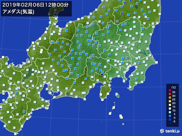 本降りの雨　気温は上がらず