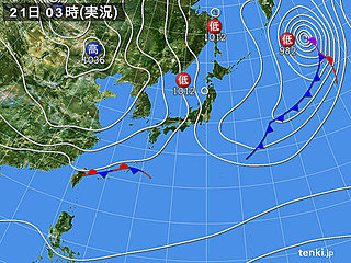 21日　1か月先の気温　花粉一気に飛ぶ