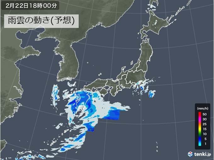 天気は西から下り坂