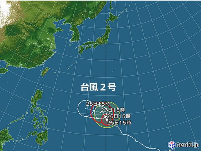 あすは非常に強い台風に