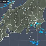 関東南部　まだ雨雲あり　雨が長引く