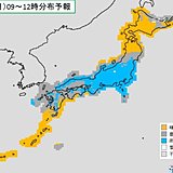 4日(月)東・西日本で雨が続く