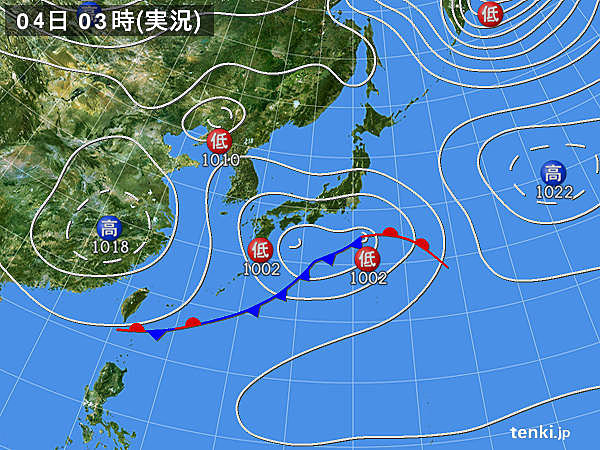 4日　雨降り続く　東京は真冬の寒さ