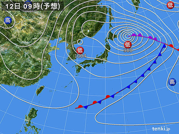 あすの天気　北海道は朝まで大荒れ