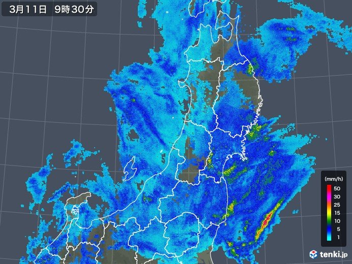 雨が弱まっても暴風への警戒が続く