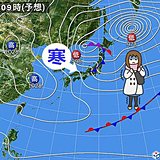 水～木曜　関東以西に真冬並み寒気　寒の戻りも