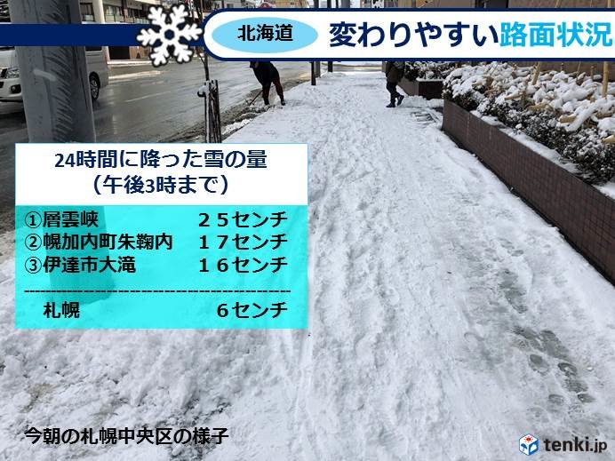 北海道　この先一週間　季節の主導権は“冬"