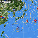 9日　晴れるも西から雨雲　日中は過ごしやすい所多い