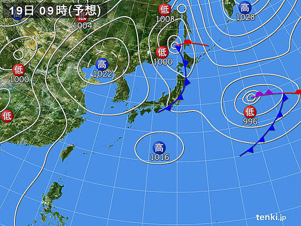 あさって以降の天気