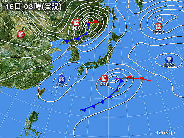 18日　暖かな日差し　紫外線・融雪による災害に注意