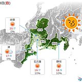 大型連休2日目　28日の東海地方の天気は?