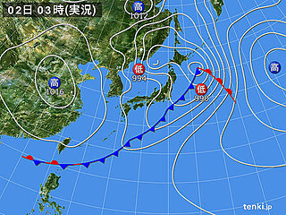 2日　関東や近畿・東海など天気急変　雨や雷雨に注意