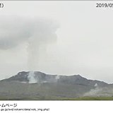 阿蘇山　噴煙900メートル