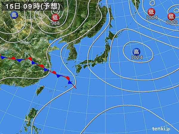 あさって以降の天気