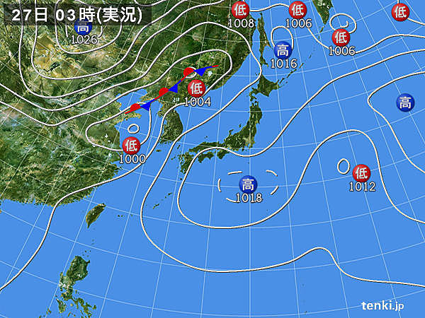 27日　熱中症に警戒を　西から天気下り坂