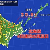 北海道オホーツク海側　厳しい暑さ続く