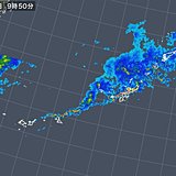 梅雨前線の活動　活発化　沖縄で40ミリ以上の雨