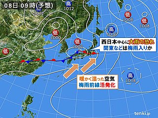 週間 暑ささらに増したのち大雨か 東日本も梅雨間近
