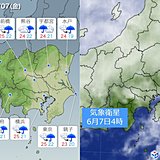 7日関東「梅雨入り」秒読みか　激しい雨や雷雨の所も