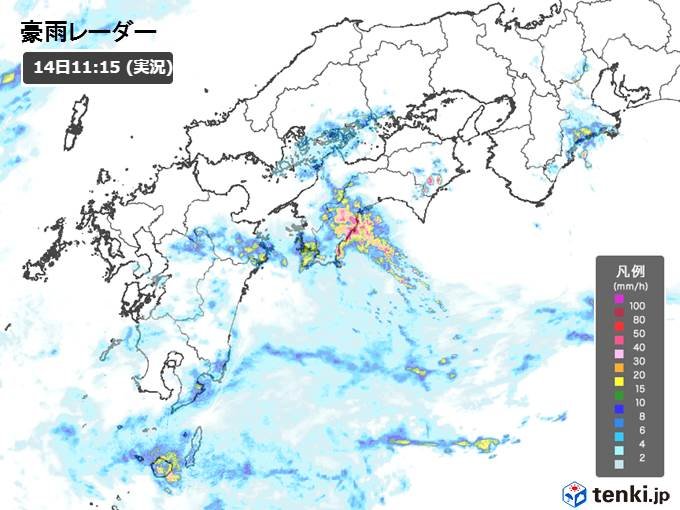 雨雲 大分 レーダー 市