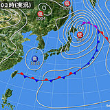 17日　北海道は暴風に警戒　関東7月並みの気温続く