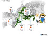 18日も東海地方は晴天が続く