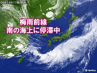 なかなか北上しない梅雨前線　この先の季節の進みは?