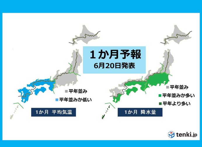 異例づくしの 今年の梅雨 この先は 1か月予報 気象予報士 望月 圭子 19年06月日 日本気象協会 Tenki Jp