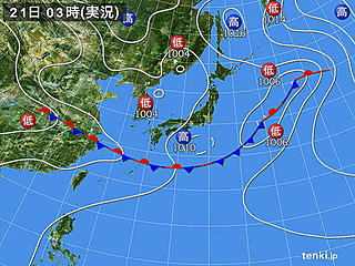 21日も変わりやすい天気　午後は所々カミナリ雲発達