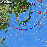 21日も変わりやすい天気　午後は所々カミナリ雲発達