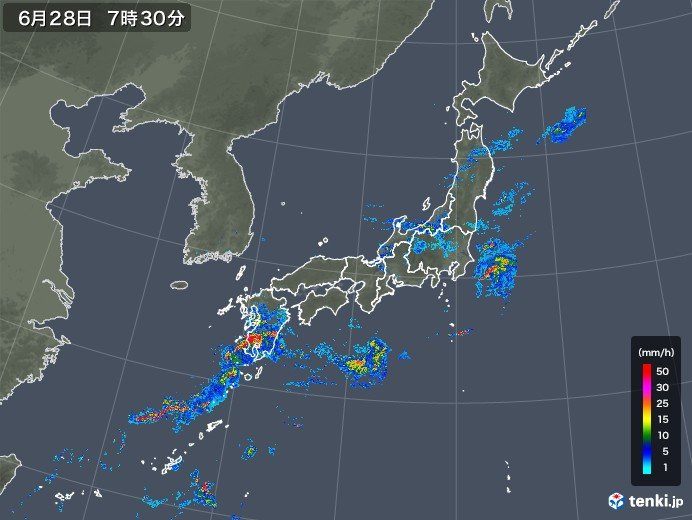 台風3号　雨や風のピークは越えました　でも不安定