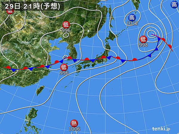 九州～東海と北陸　夕方以降は広範囲で雨強まる　早めの大雨対策を