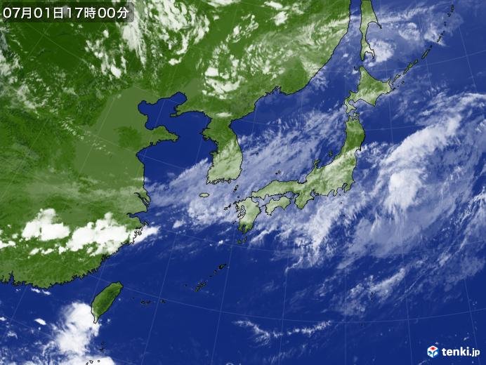 梅雨前線　活動が活発な状態続く　関東でも本格的な雨