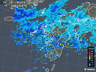 梅雨前線　活動が活発な状態続く　関東でも本格的な雨