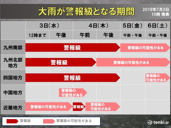 えびの高原で総雨量1000ミリ超え