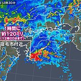 高知県で 約120 ミリ 記録的短時間大雨