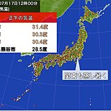 暑さ本格化　関東もようやく平年並みに