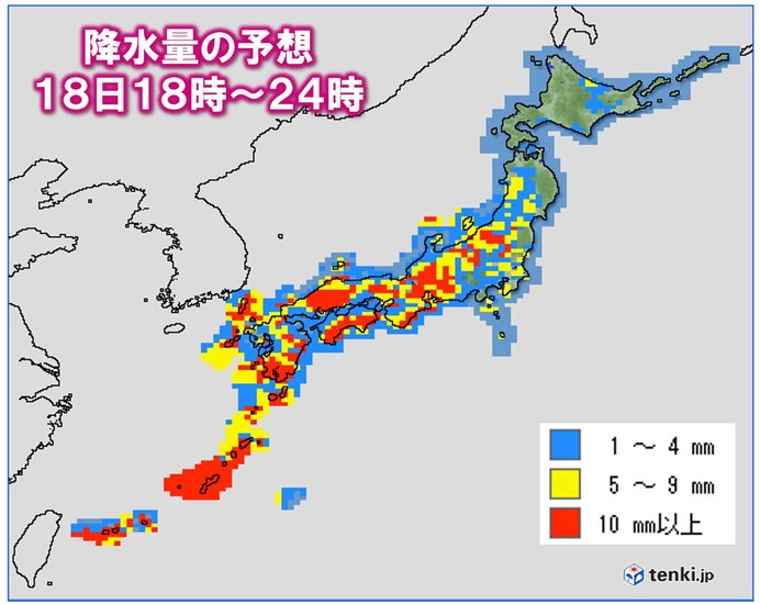 各地の警戒ポイント