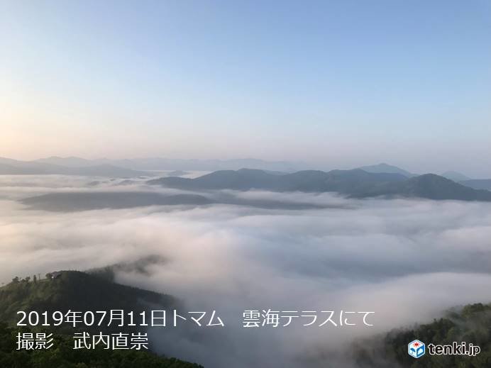 北海道　夏は雲海の季節!