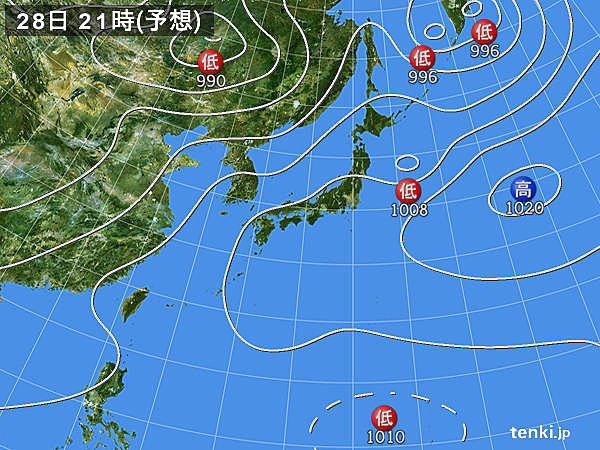 午後は大気の状態が不安定