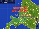 北海道　熱帯夜　今シーズン初