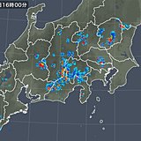 関東　平野部にも発達した雨雲　急な強い雨に注意
