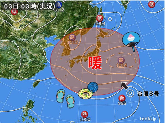 3日　暑すぎる日本列島　熱中症に警戒