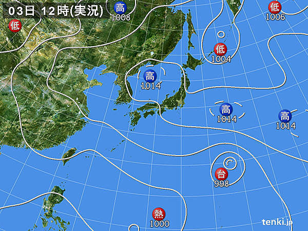 台風8号だけじゃない　台風の卵も